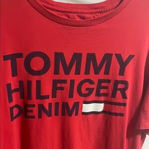 Tommy Hilfiger Red Short Sleeve Tee